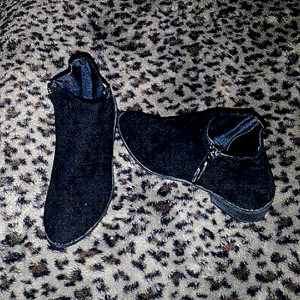 Black Suede Ankle Boots